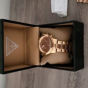 Rose Gold Guess Watch